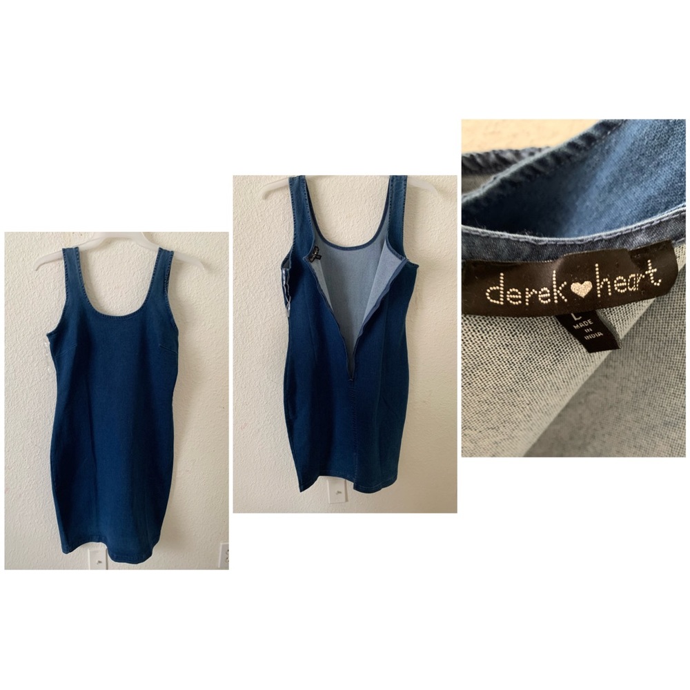 *SOLD*✨Mini Overall Denim Dress✨